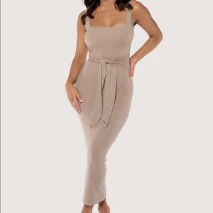 NWT MESHKI DRESS (Nude)